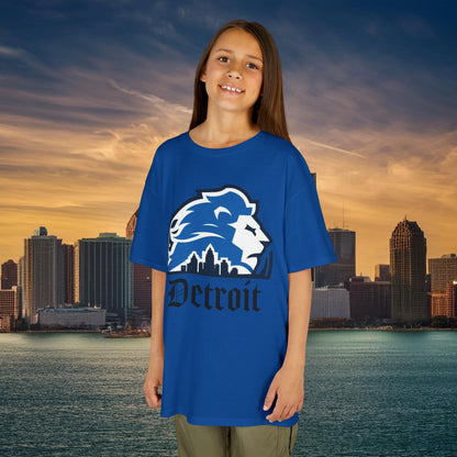 Detroit Football Skyline Kids Tee