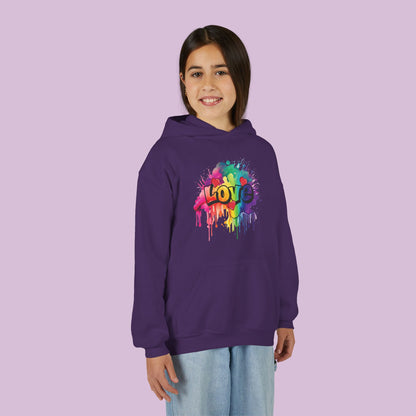 Love Color Bomb Youth Hoodie