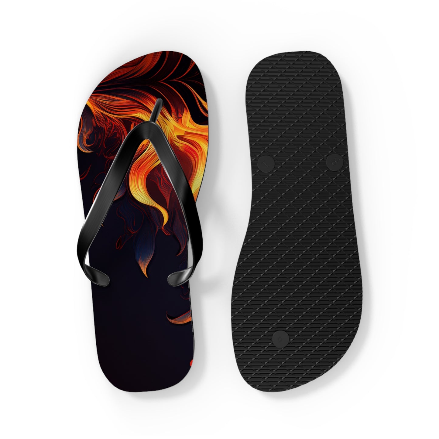 Flames Flip Flops