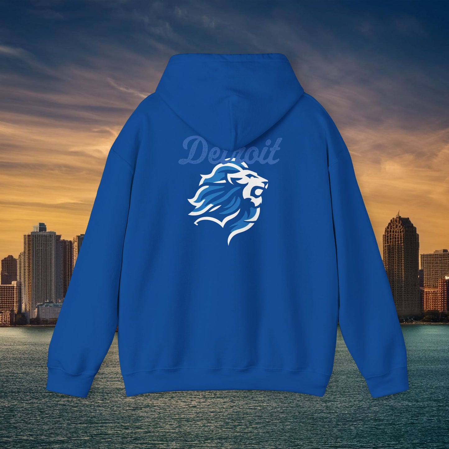 Detroit Football Crest Hoodie