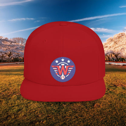 Nats Logo Flat Bill Snapback