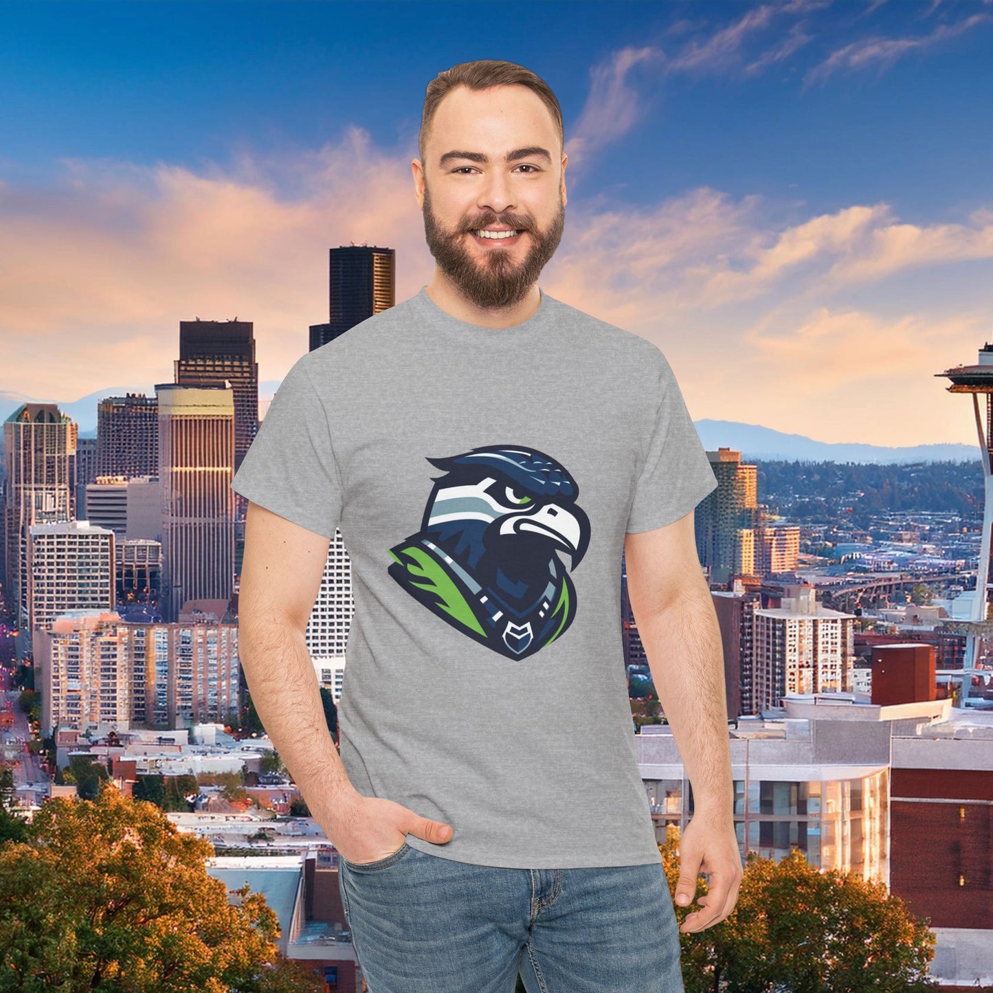 Seattle Football Crest Tee
