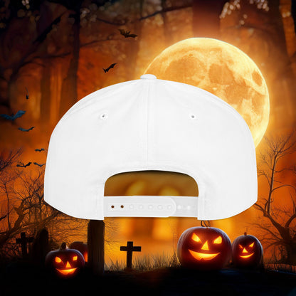 Vampire Teeth Flat Bill Snapback