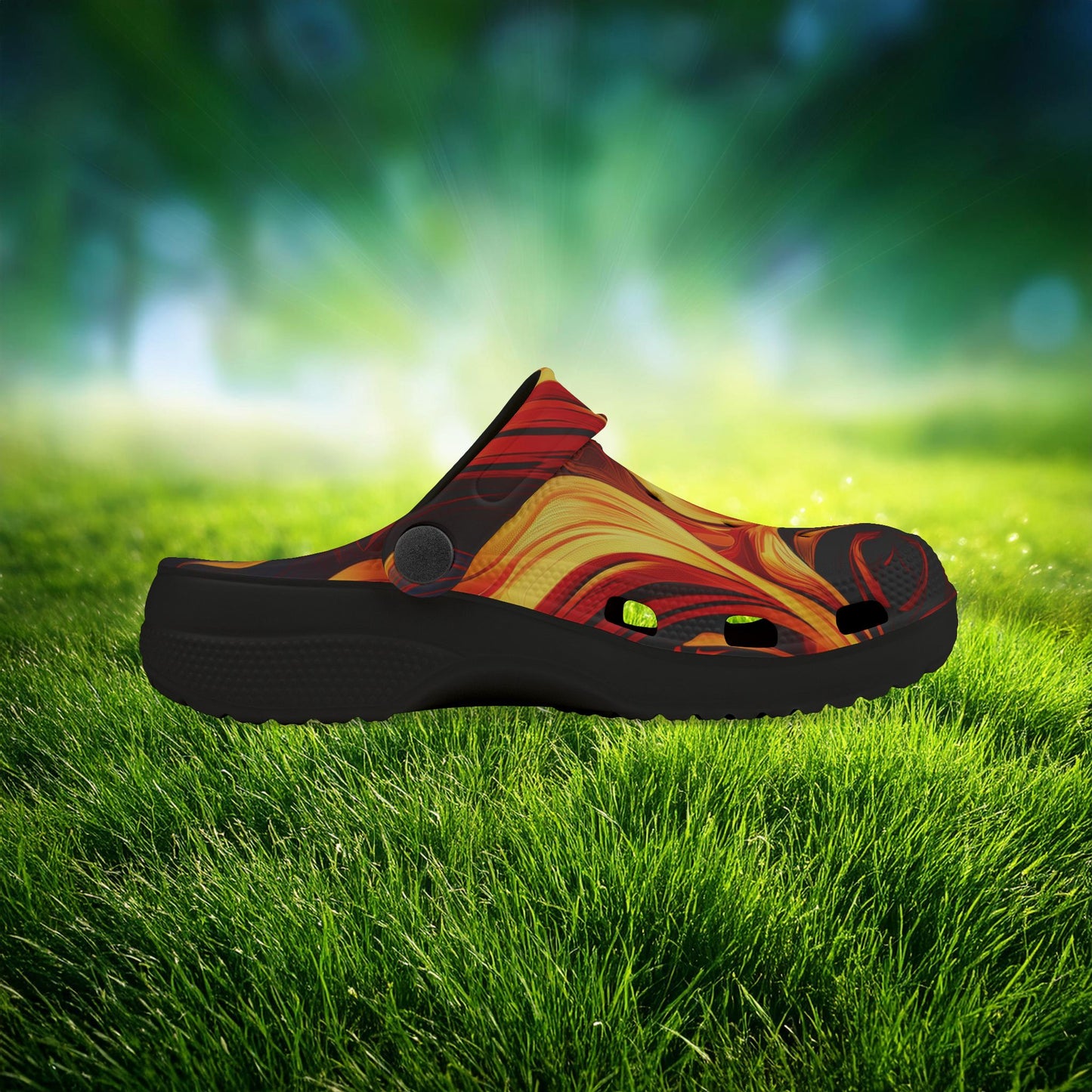 Flames Kid's Foam Clogs