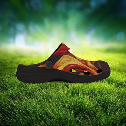 Flames Kid's Foam Clogs