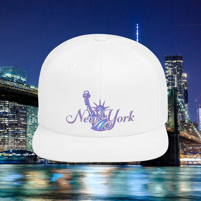 New York Statue of Liberty Flat Bill Snapback