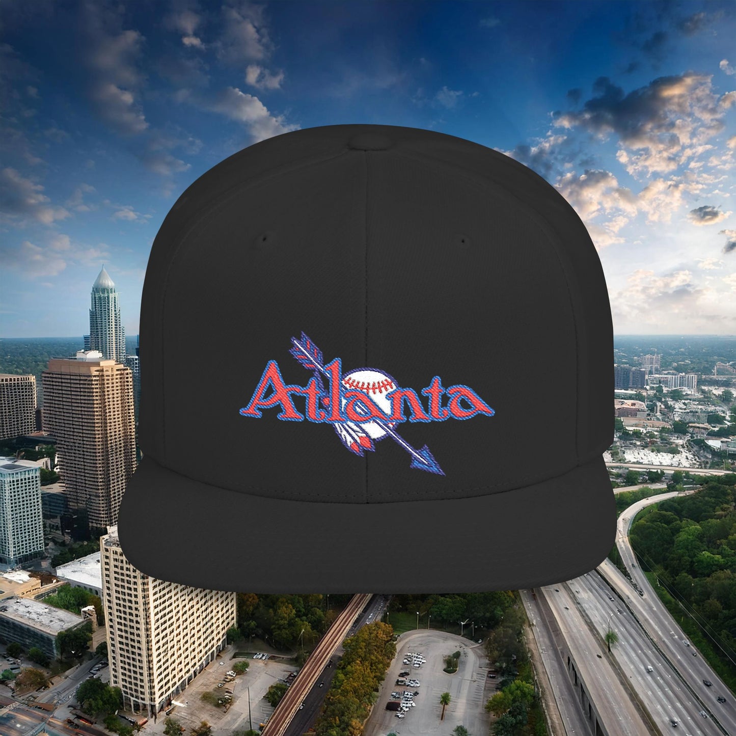Atlanta Arrow Baseball Flat Bill Snapback
