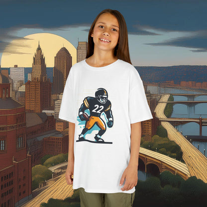 Pittsburgh Football Player Kids Tee