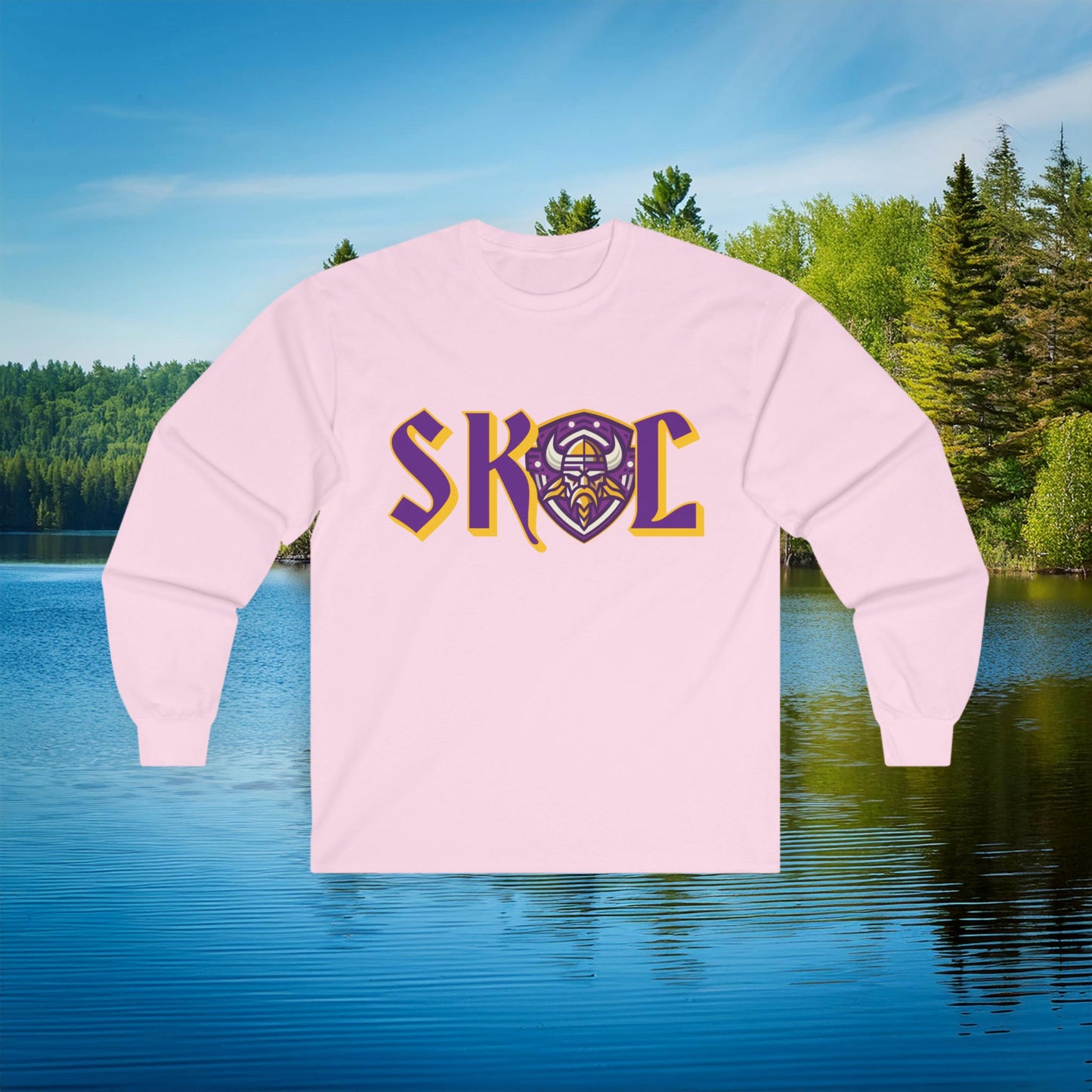 Minnesota Football SKOL Logo Long Sleeve Tee