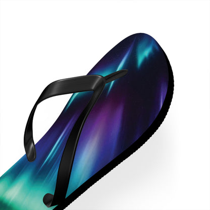 Northern Lights Flip Flops