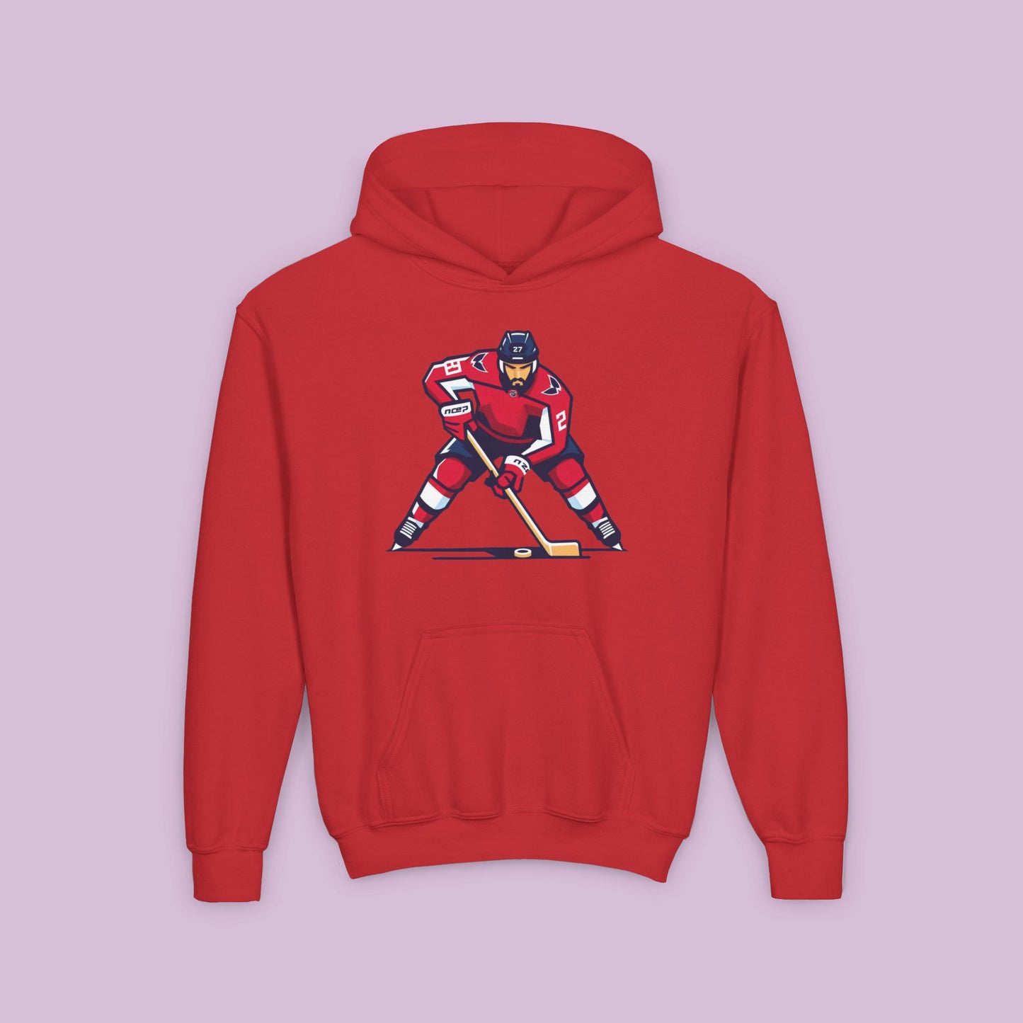 Washington Hockey Player Youth Hoodie