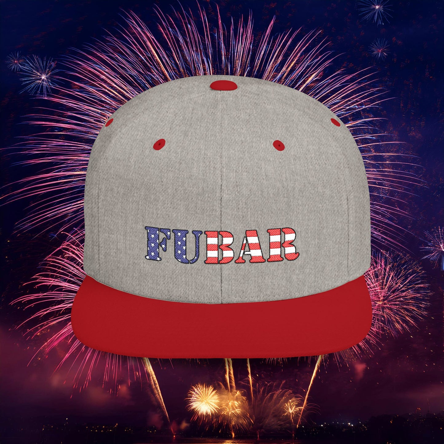 USA FUBAR Flat Bill Snapback