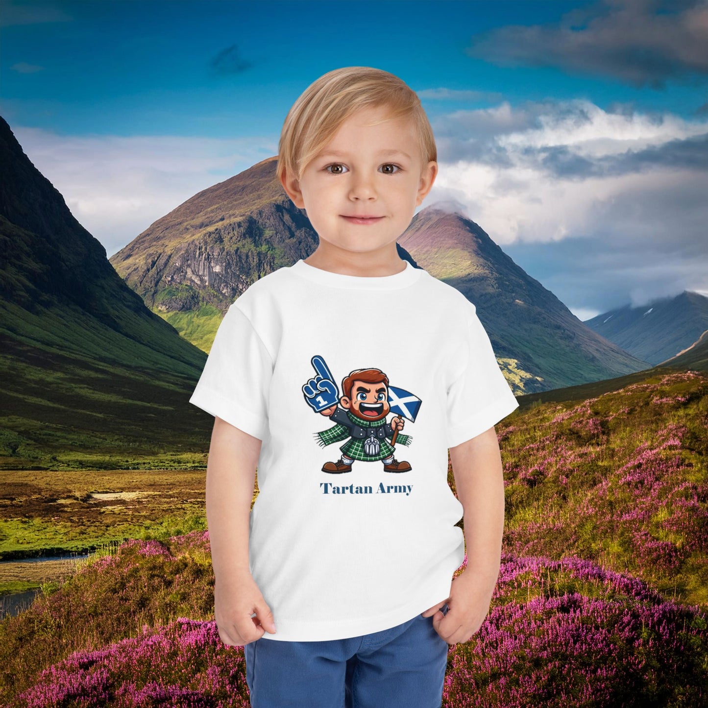 Scotland Tartan Army Toddler Tee