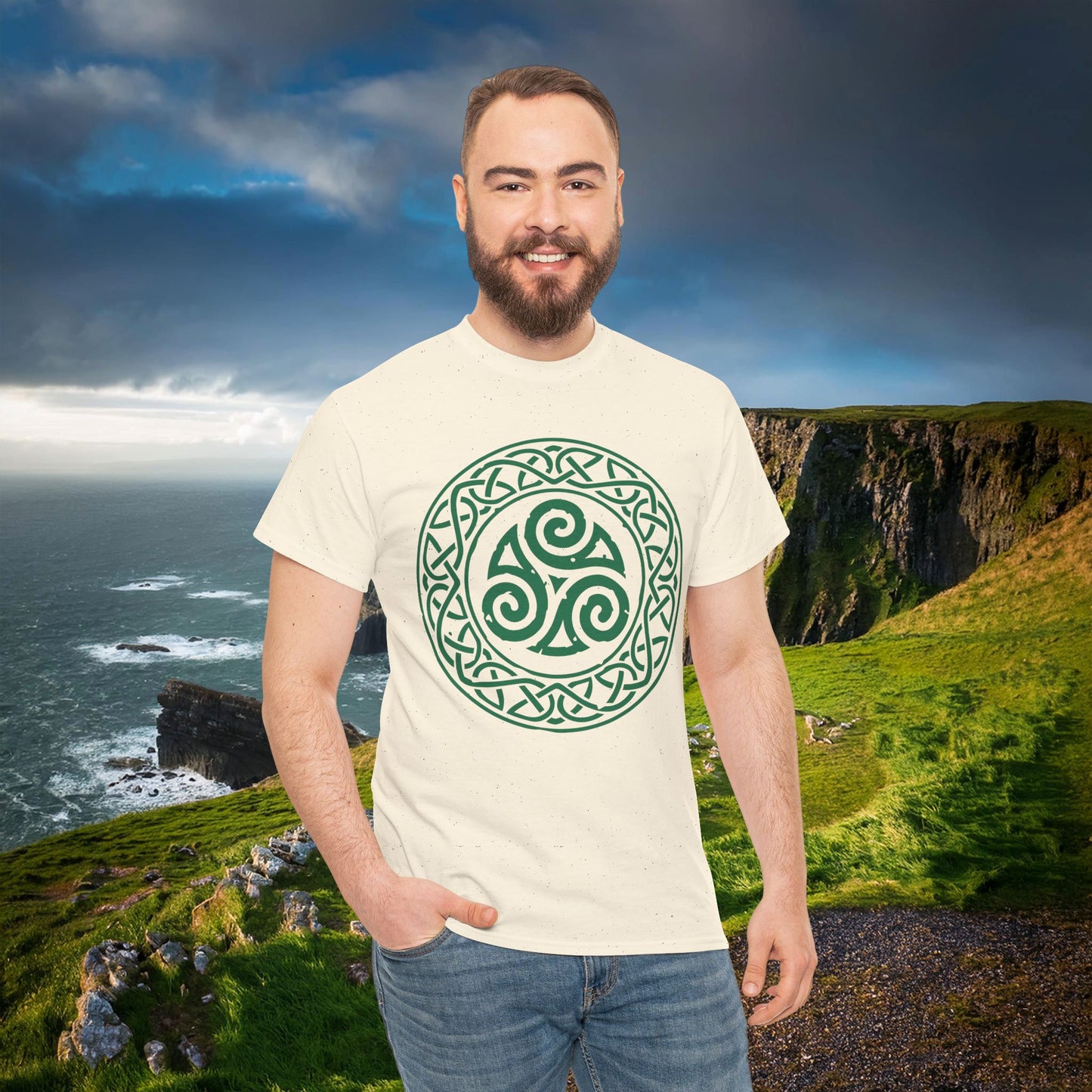 Celtic Knotwork Spiral Tee