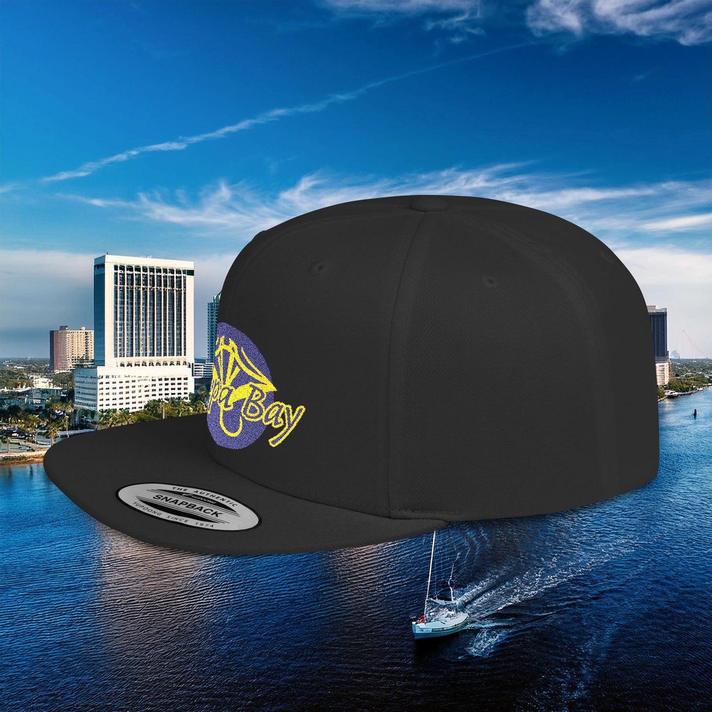 Tampa Bay Baseball Flat Bill Snapback