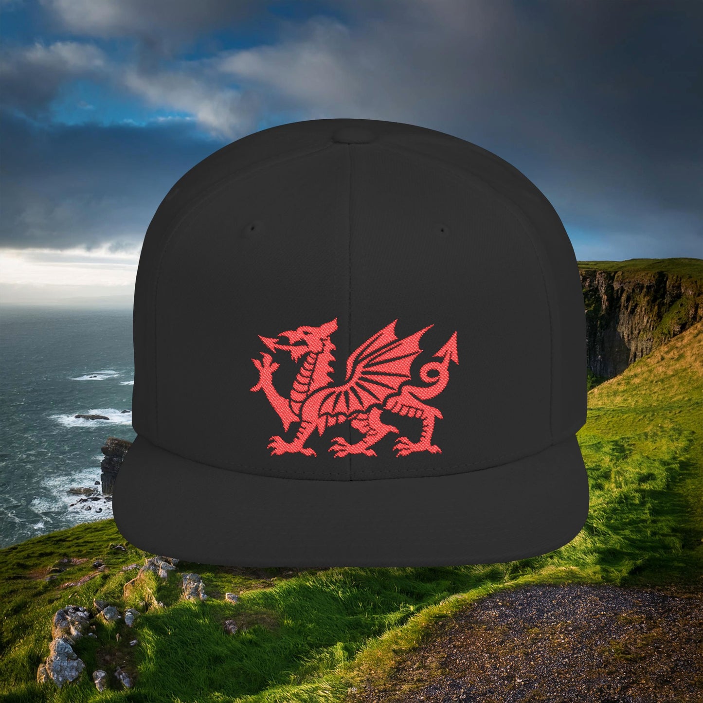 The Welsh Dragon Flat Bill Snapback