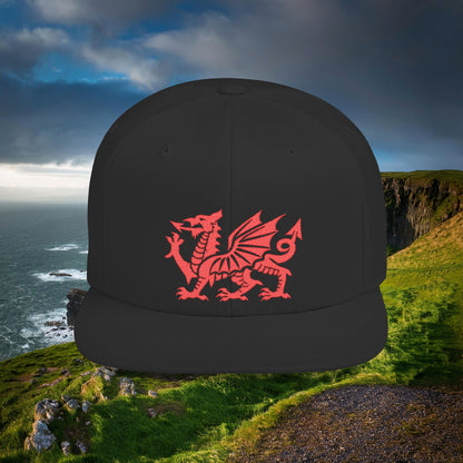 The Welsh Dragon Flat Bill Snapback