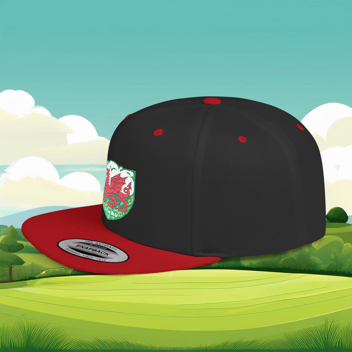 The Cymru Flat Bill Snapback