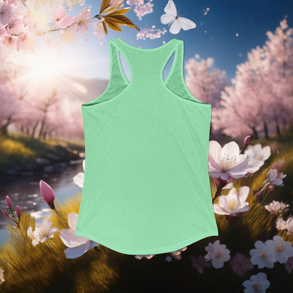 The T Elders Butterfly Graphic Racerback Tank Top