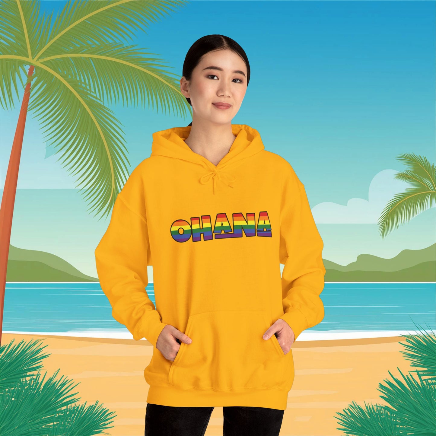 Rainbow Ohana Hoodie