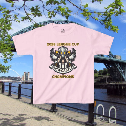 Newcastle Cup Champions Crest Kids Tee