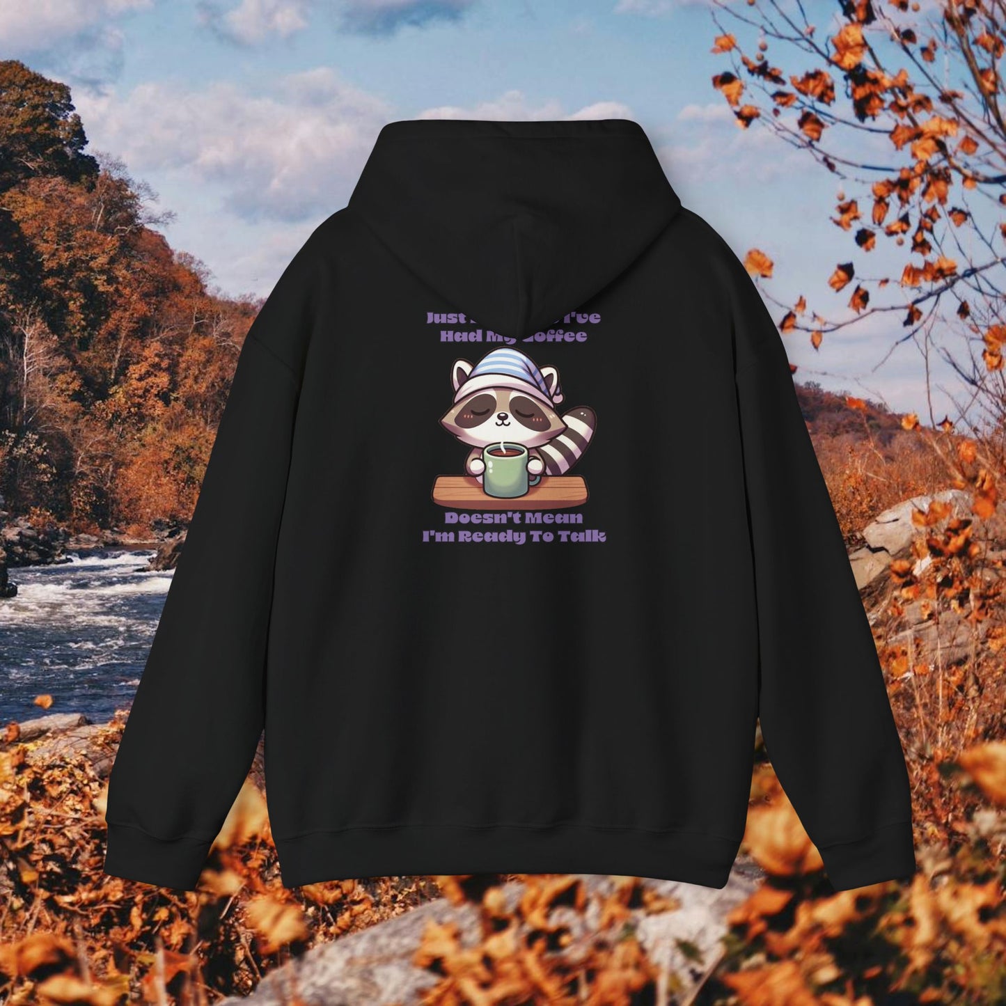 Raccoon Coffee Hoodie