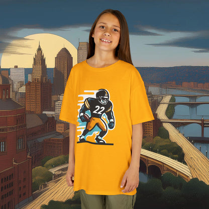 Pittsburgh Football Player Kids Tee