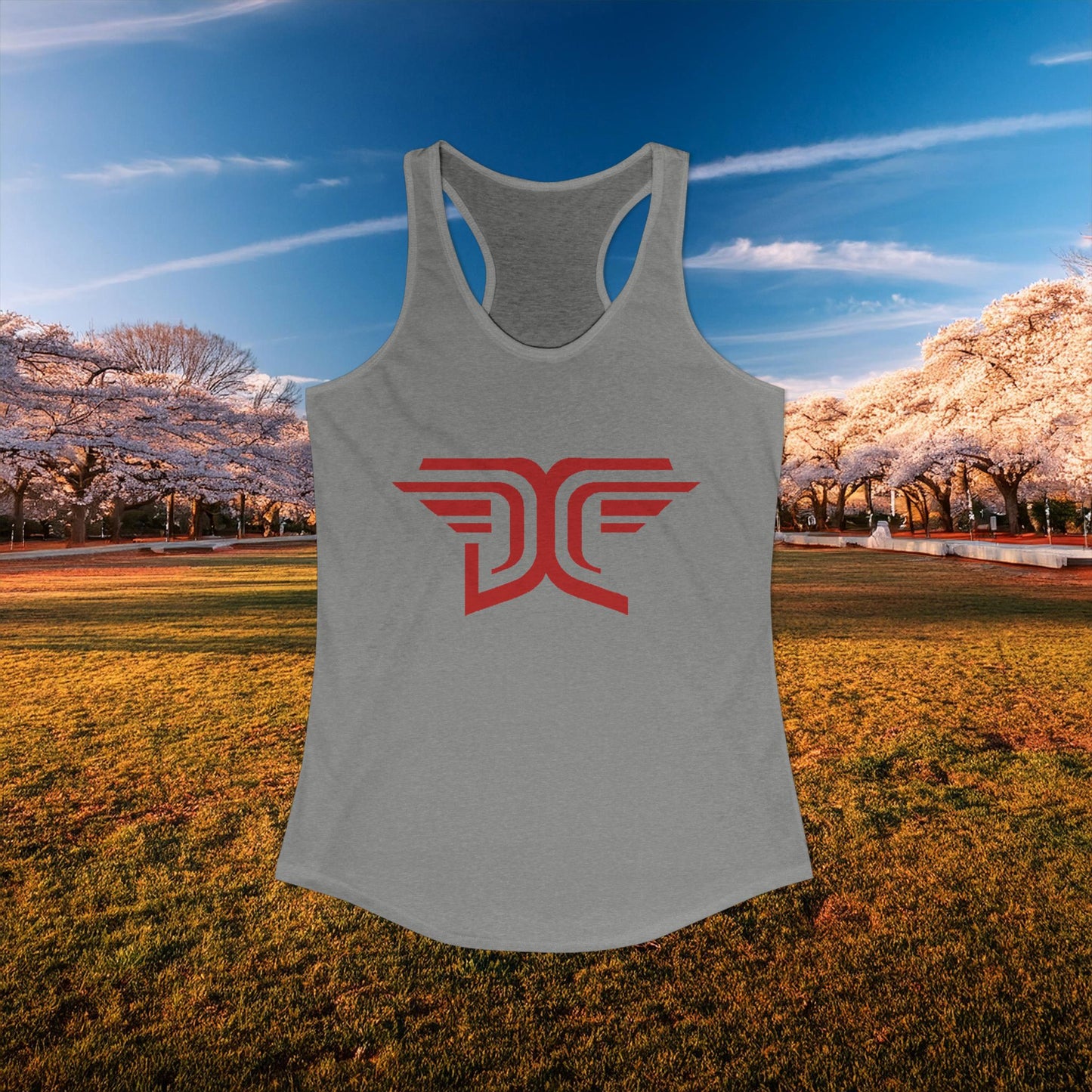 Winged DC Women's Racerback Tank