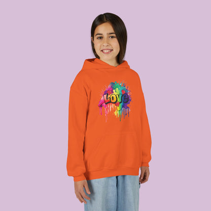 Love Color Bomb Youth Hoodie