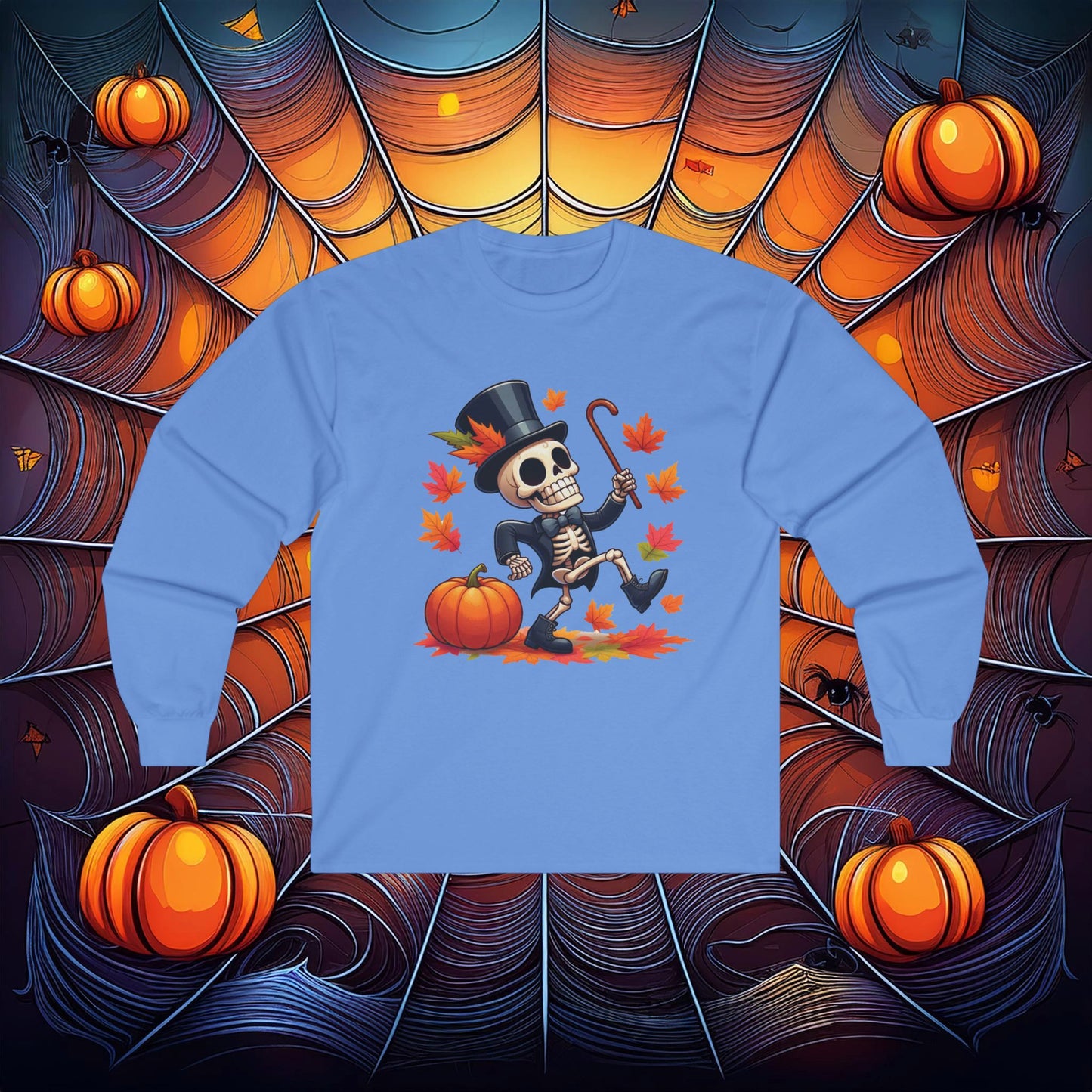 Snazzy Skeleton Long Sleeve Tee