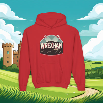 Wrexham Hollywood Sign Youth Hoodie