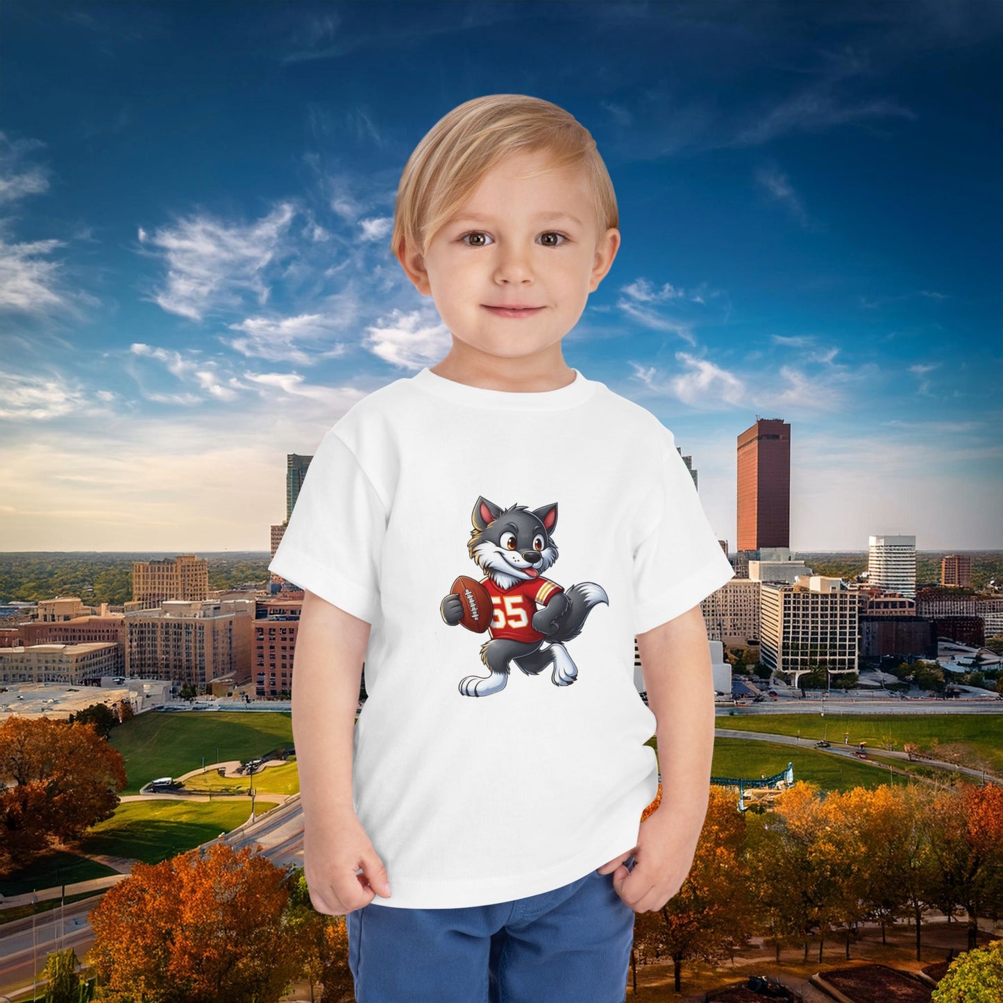 Kansas City Little Wolf Toddler Tee