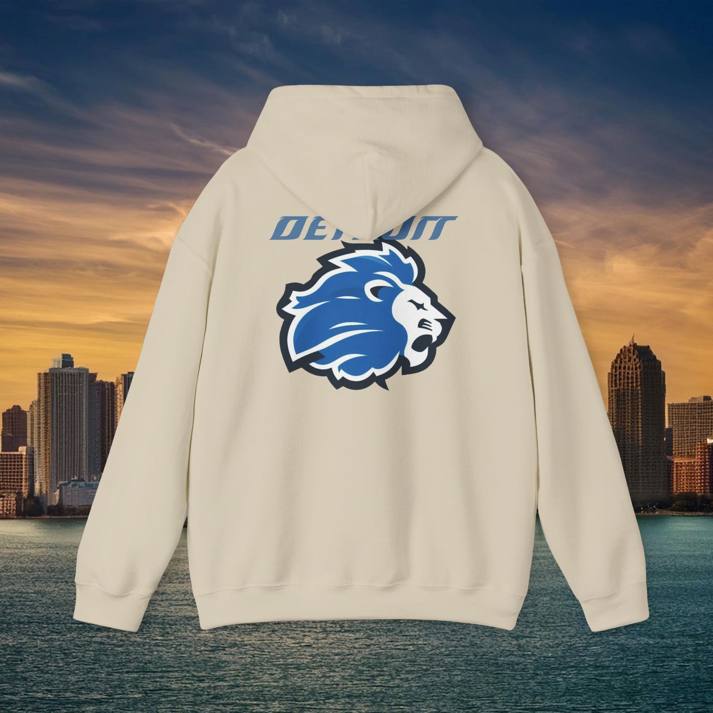 Detroit Football Logo Hoodie