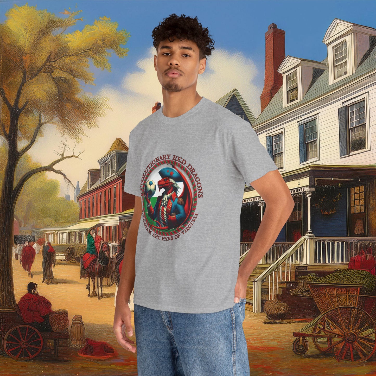 Revolutionary Red Dragons Crest Tee - Alternate