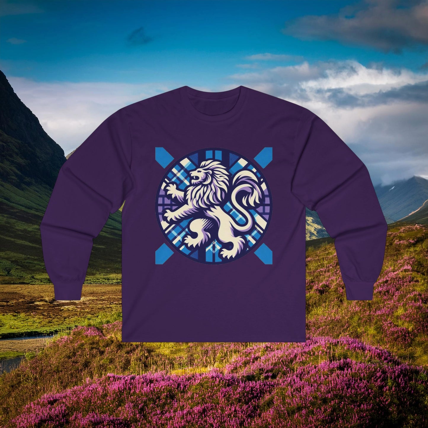 Scotland Rampant Lion Long Sleeve Tee
