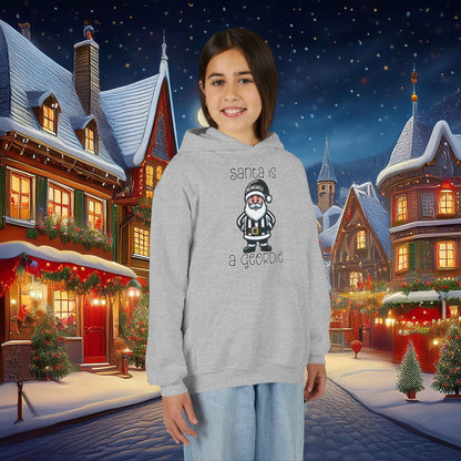 Newcastle United Santa is a Geordie Youth Hoodie