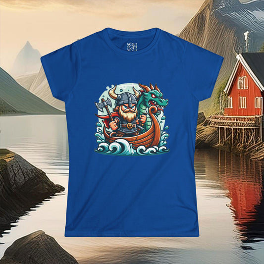 Viking and Dragon Women's Softstyle Tee