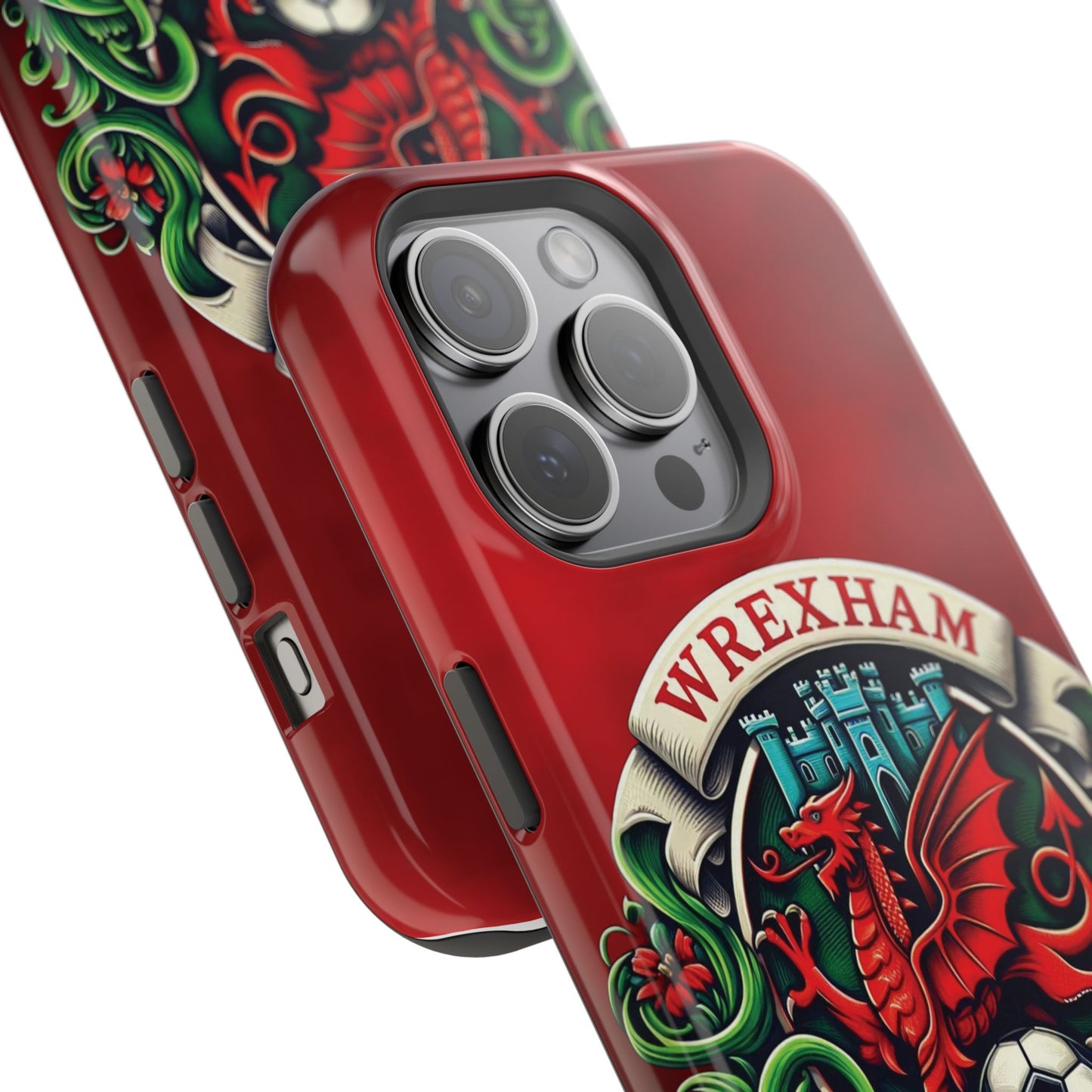 Wrexham Crest Impact-Resistant Cases