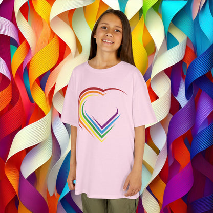 Rainbow Heart Kids Tee