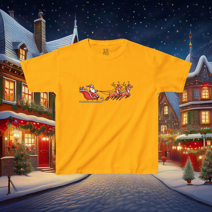 Santa's Sleigh Kids Tee