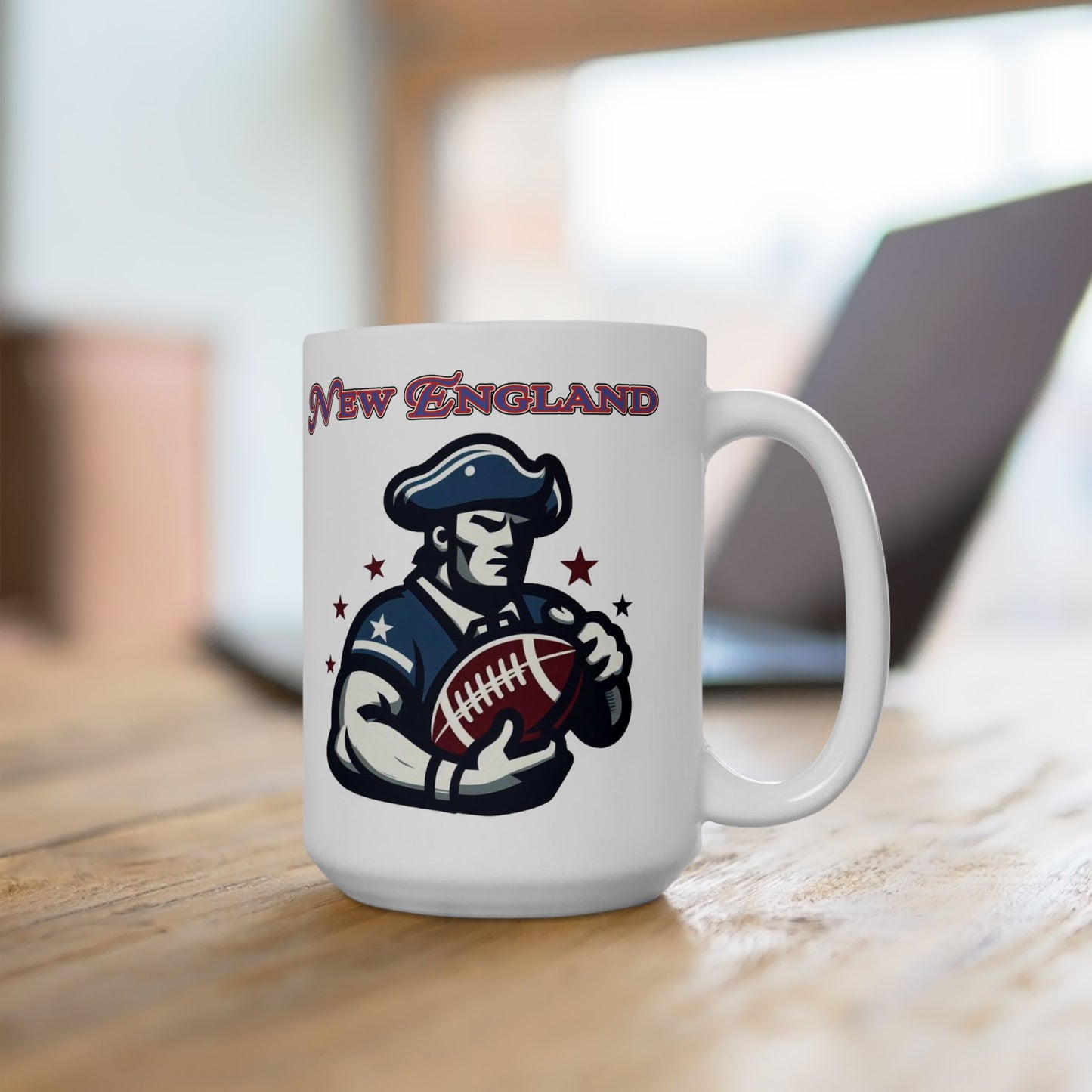 New England Football Ceramic Mug (11oz/15oz)