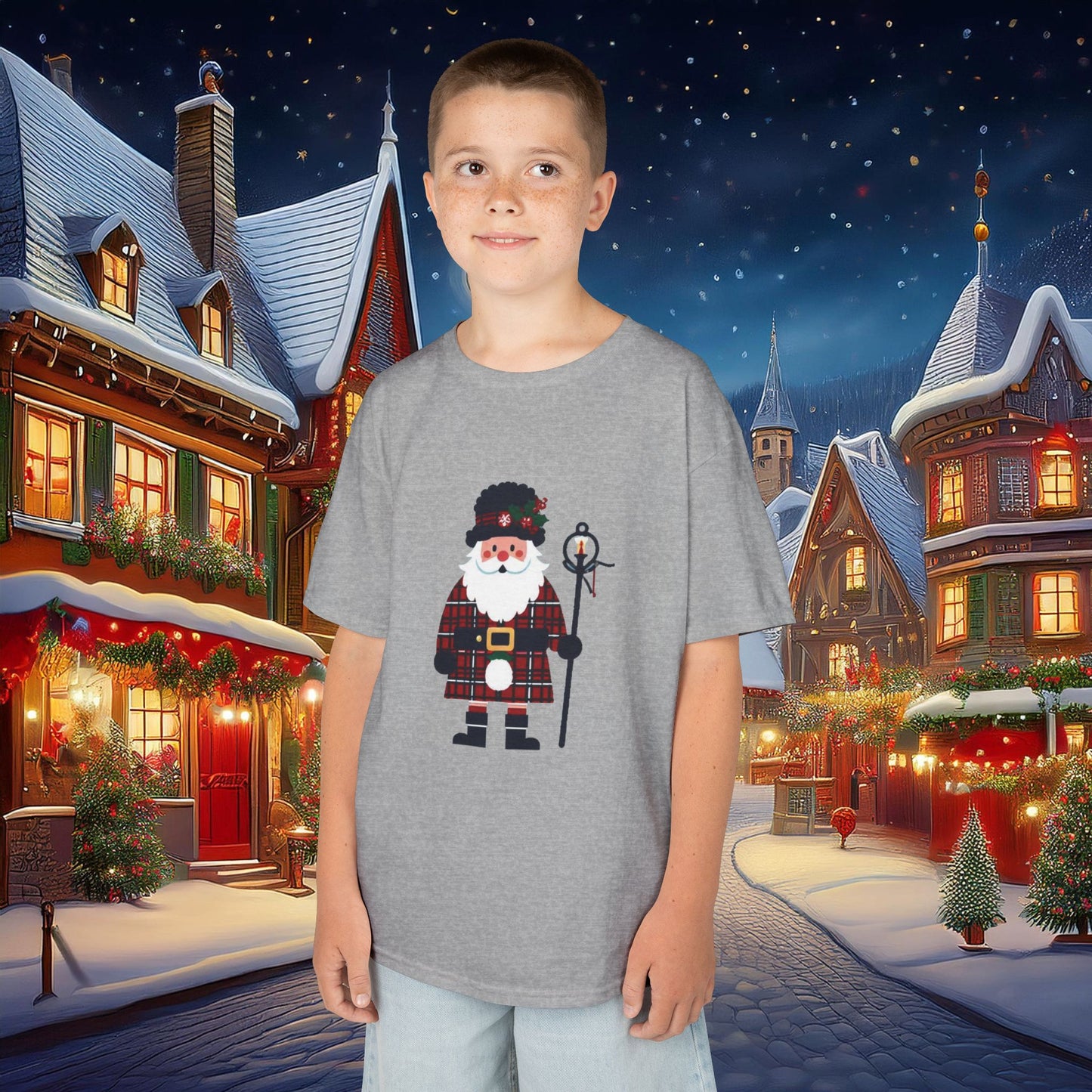 Victorian Santa Kids Tee
