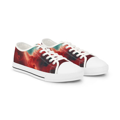 Liverpool Red Galaxy Men's Low Top Sneakers