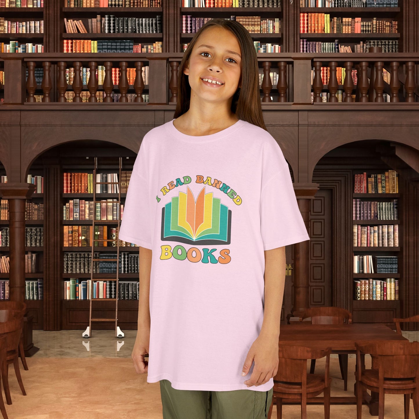 I Read Banned Books Kids Tee