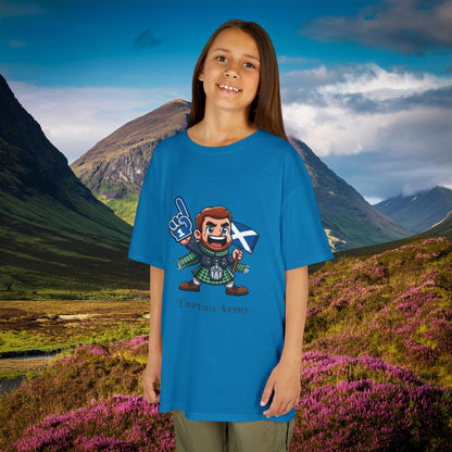Scotland Tartan Army Kids Tee