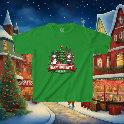 Happy Holidays Kids Tee