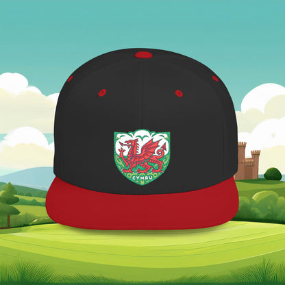 The Cymru Flat Bill Snapback