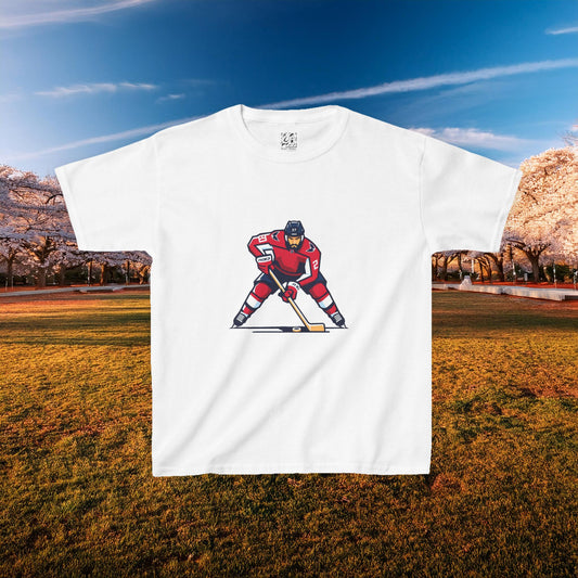 Washington Hockey Player Kids Tee