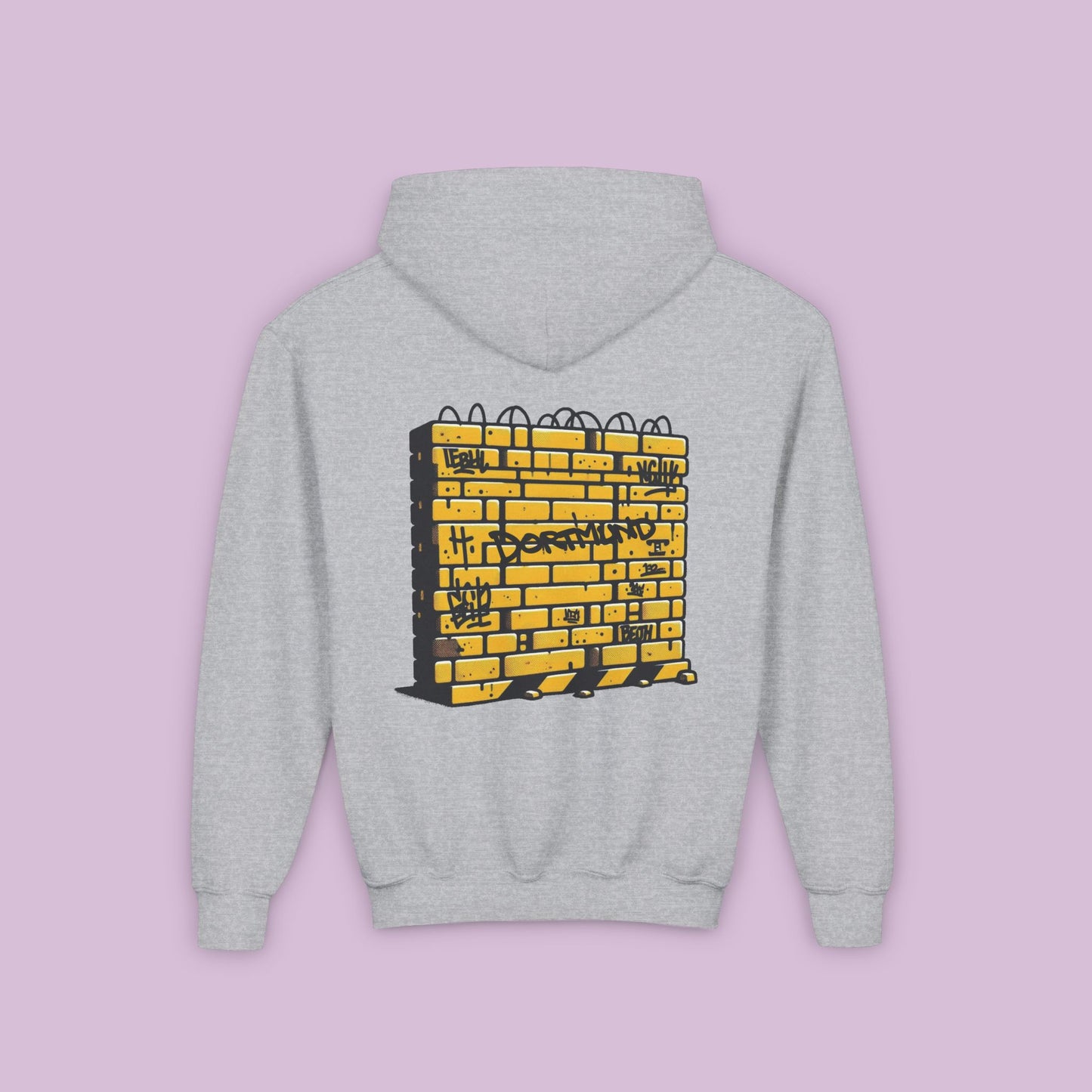 Dortmund Honeycomb Graffiti Youth Hoodie