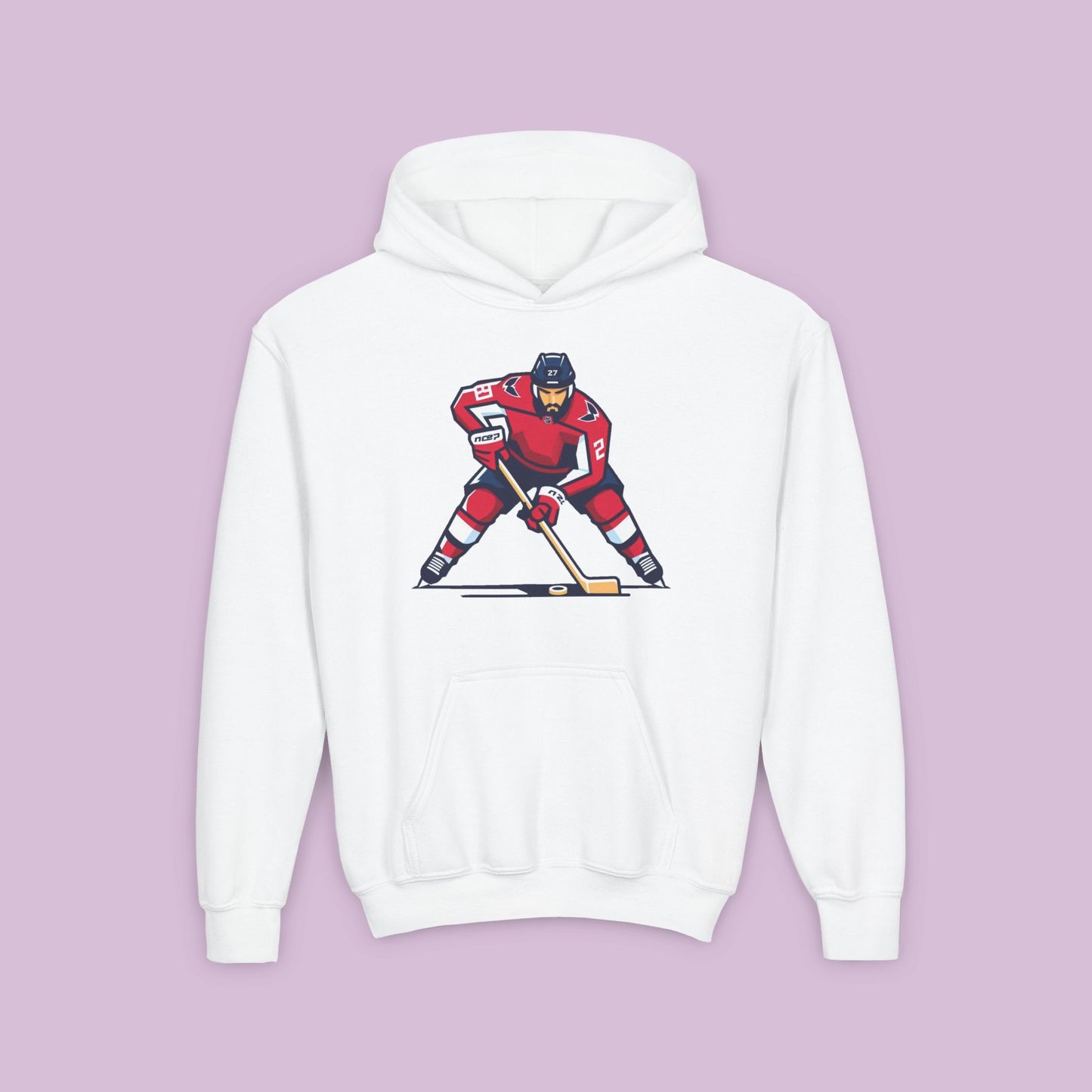 Washington Hockey Player Youth Hoodie